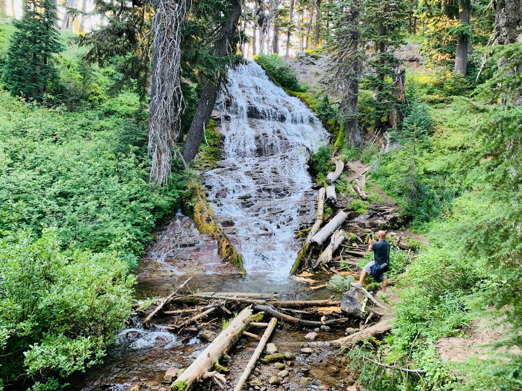 Umbrella Falls near Mount Hood Meadows Ski Area.