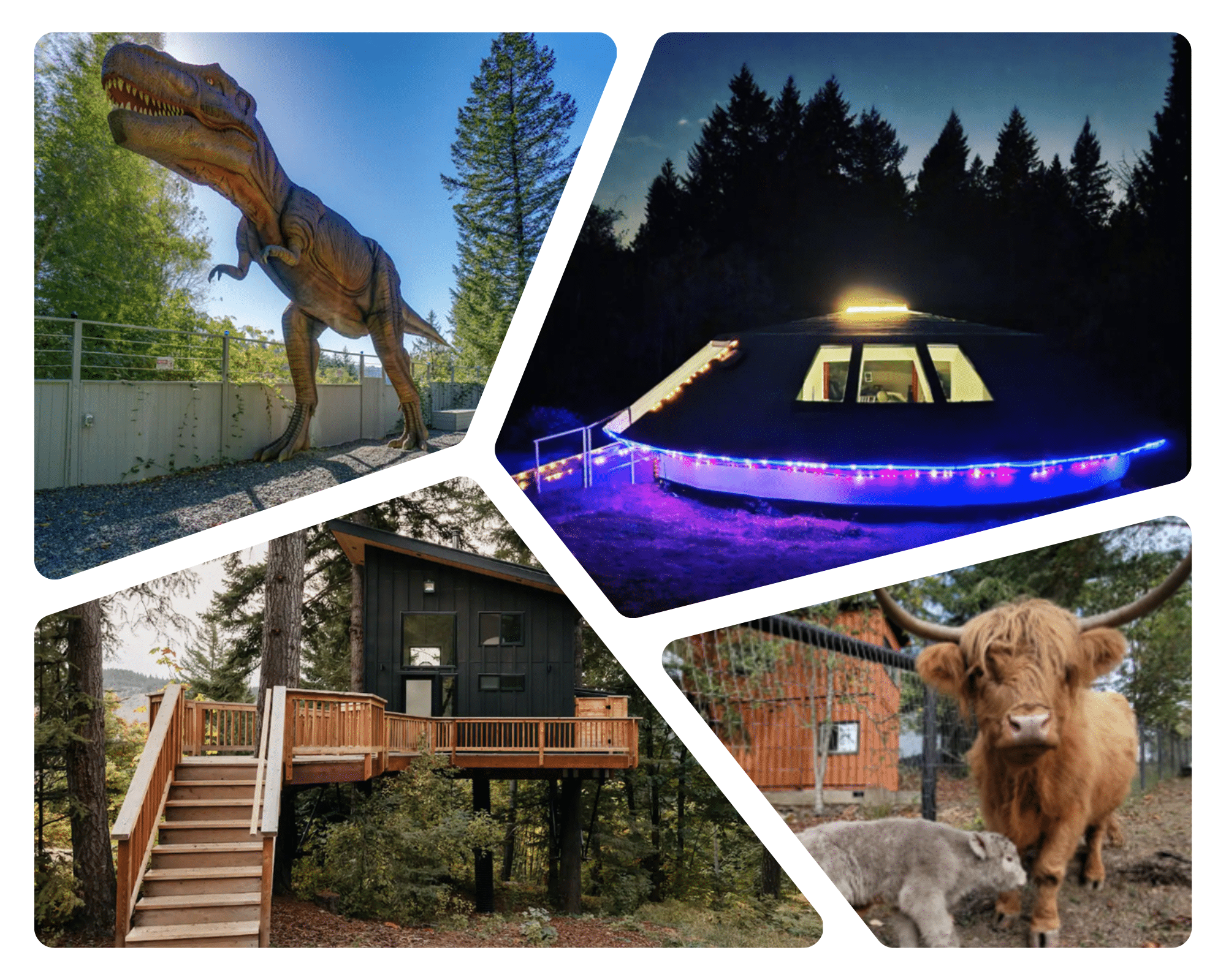 4 photos of unique vacation homes in Southwest Washington