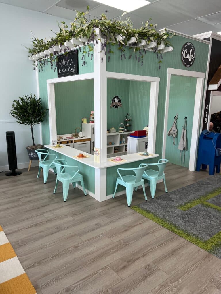 A kids' play cafe at City Play for Kids in Vancouver, Washington. 