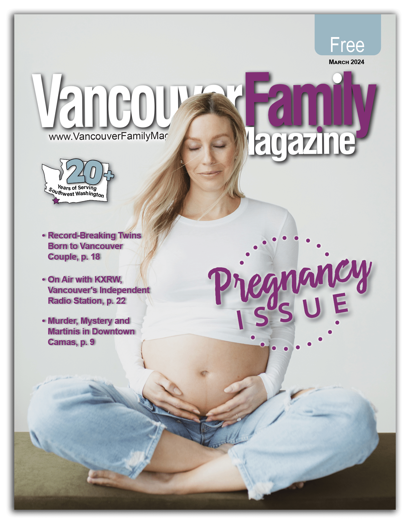 Vancouver Family Magazine March 2024 cover