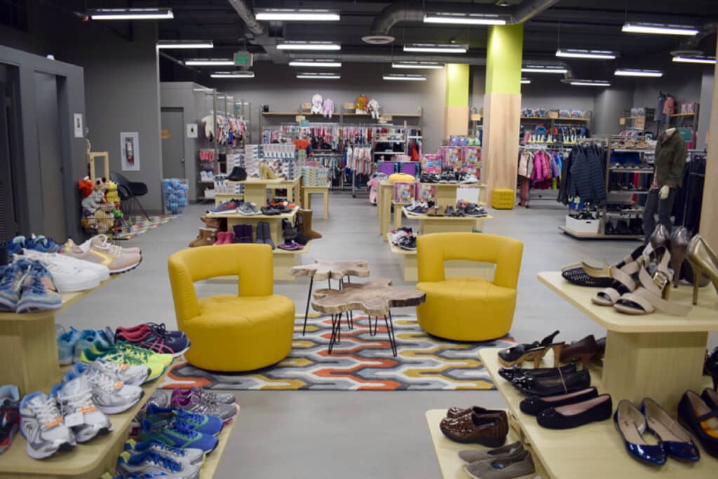 A warehouse store