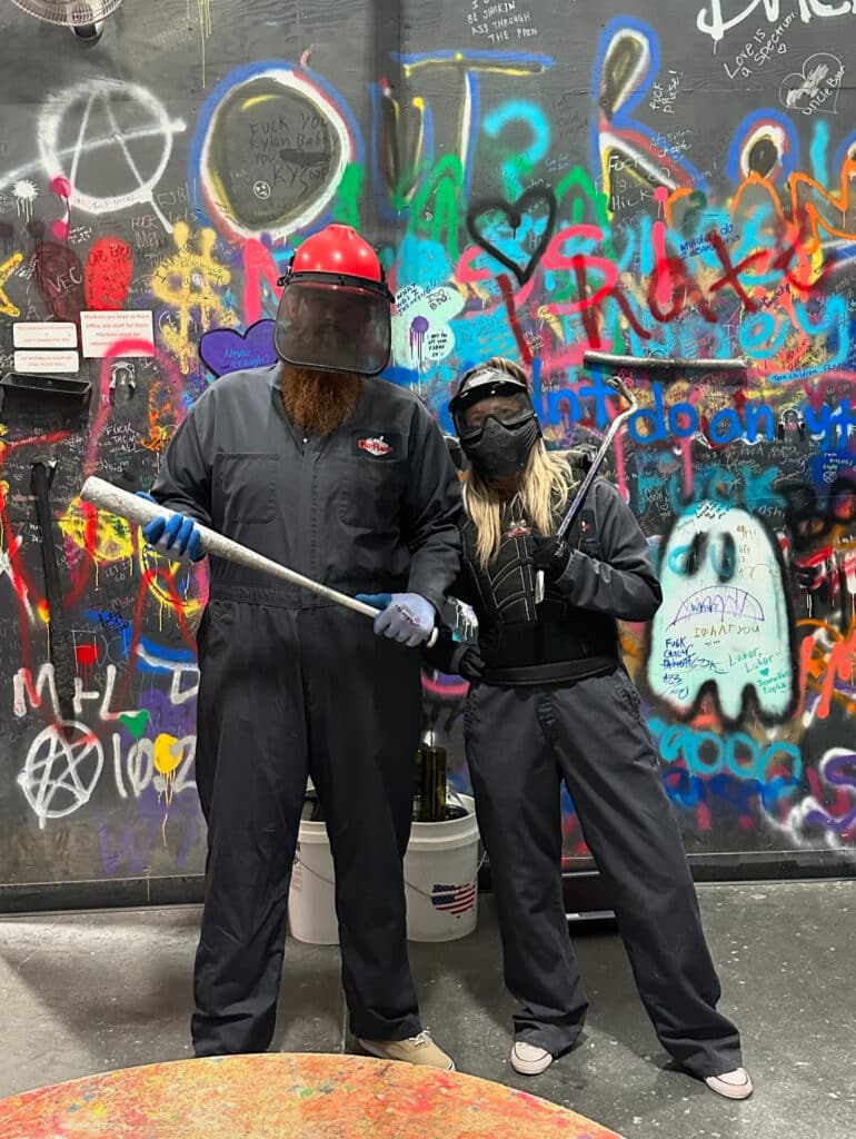 Date Night Spots in Vancouver - OutRaged Rage Room