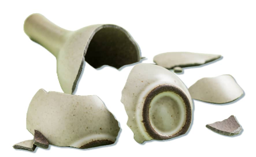 Bended Ear Project - A broken pottery piece