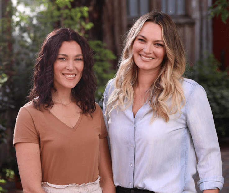 Slumberkins founders Kelly Oriard and Callie Christensen. 