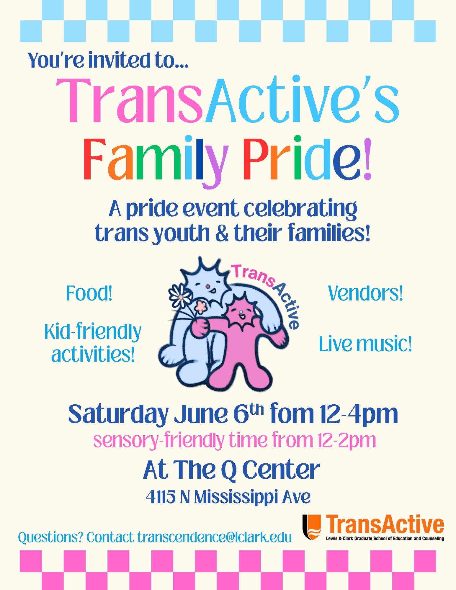 TransActive Family Pride flyer