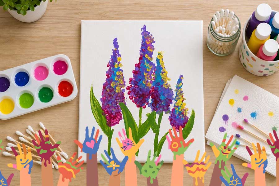 Q-Tip-Painting-Kids-Camp-Make-n-Take